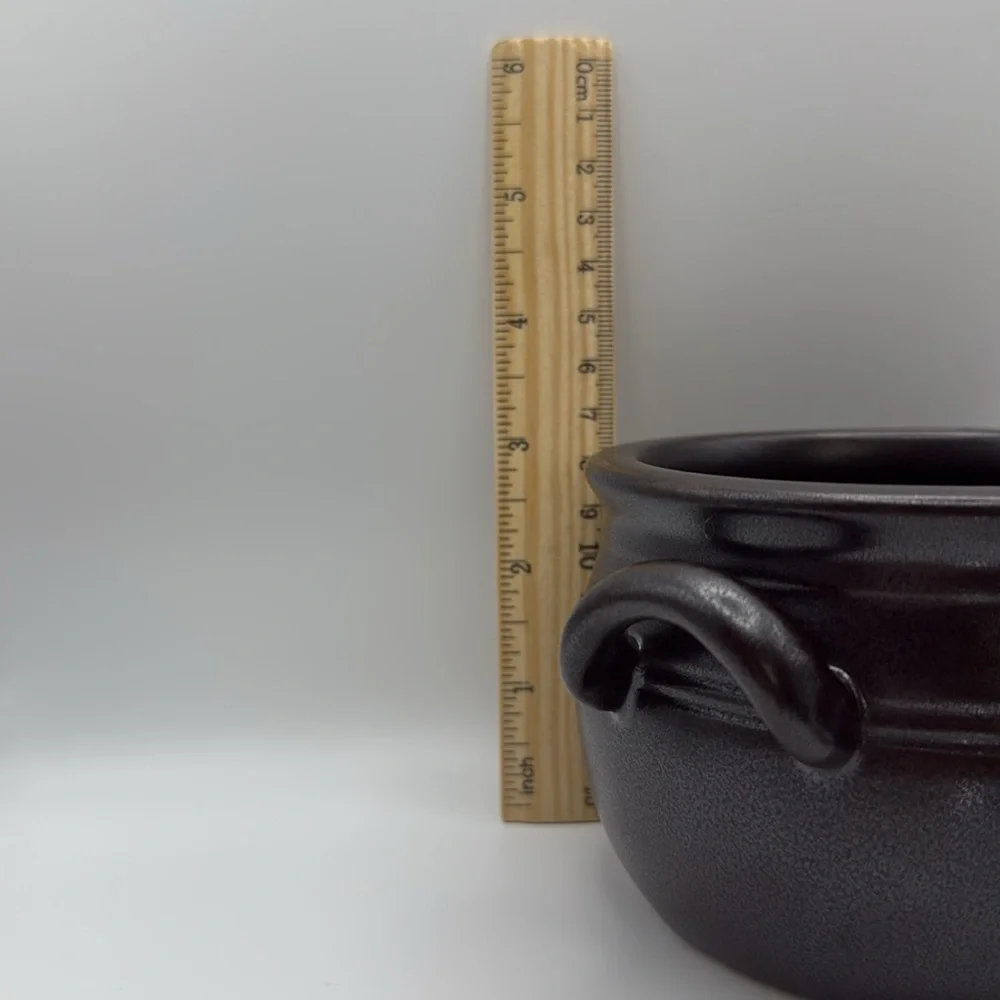 Vintage Hoganas Keramik Bean Pot Stoneware - Picture 10 of 11
